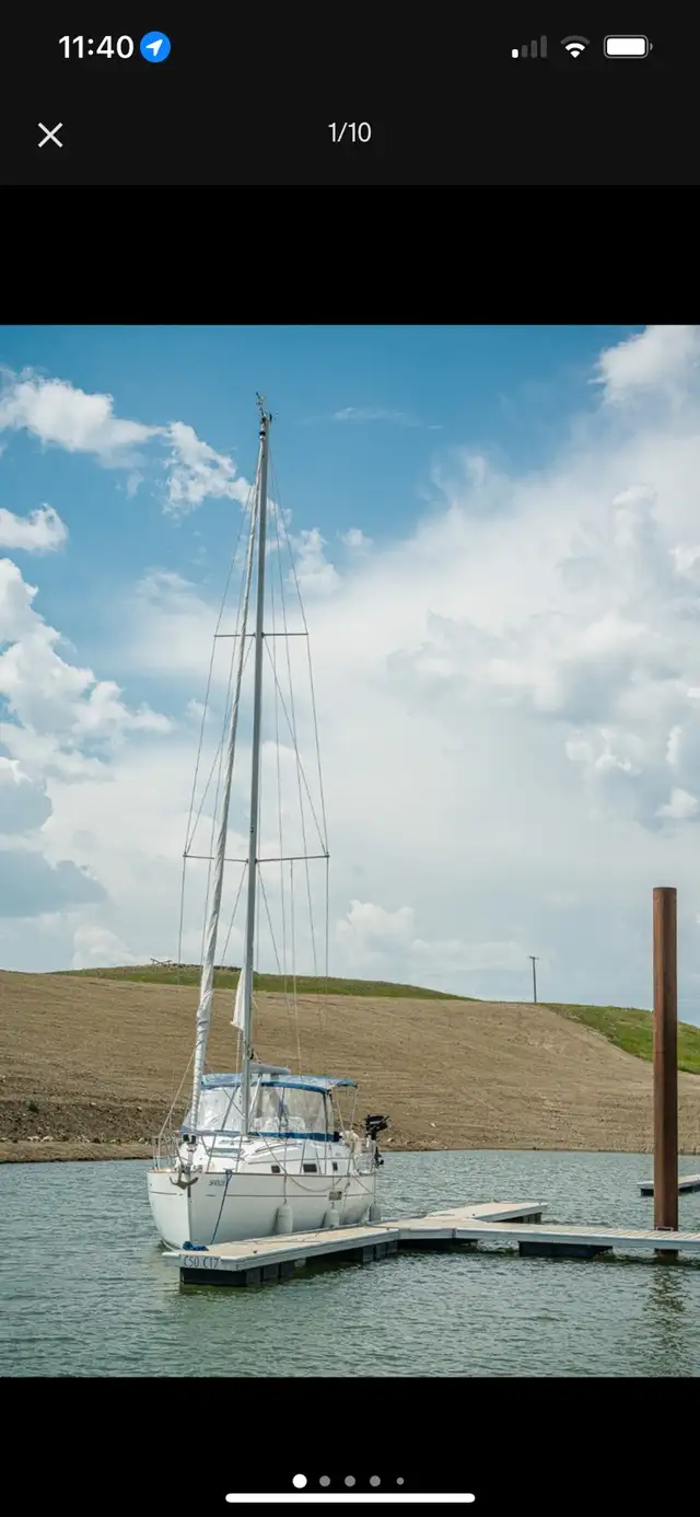 24' In-land Marina Slip on Lake Diefenbaker at Sandy Shores - Photo 3
