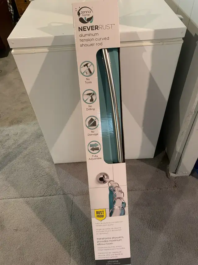 Zenna Curved Shower Curtain Rod