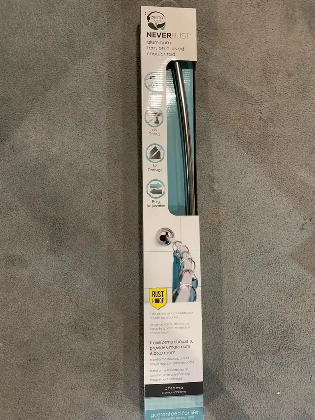 Zenna Curved Shower Curtain Rod - Photo 3