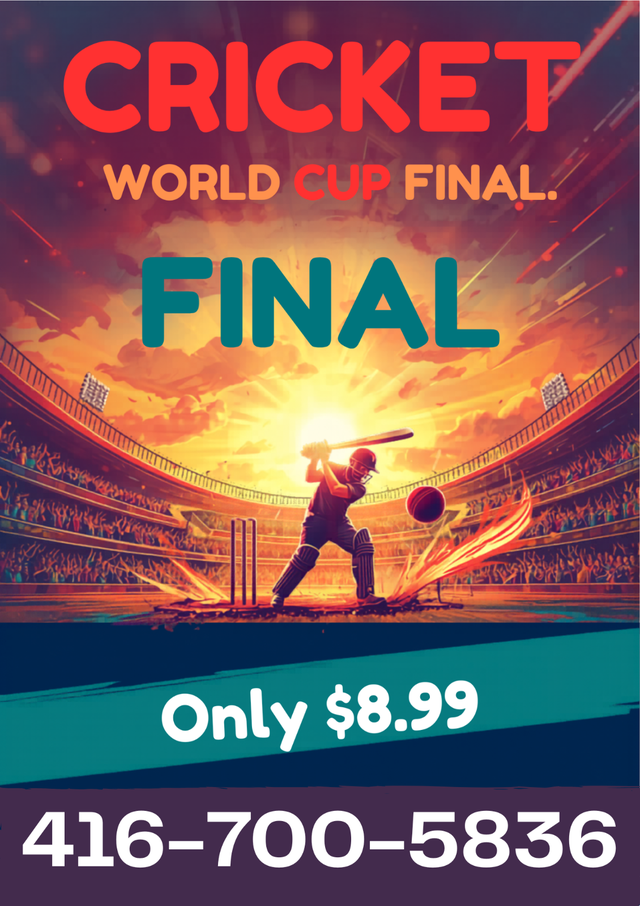 Cricket World Cup Final Live Streaming – Only $8.99