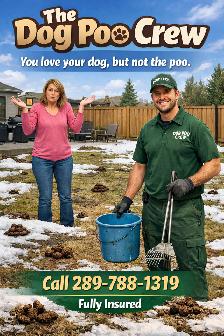 Dog Poo Crew  Spring clean up