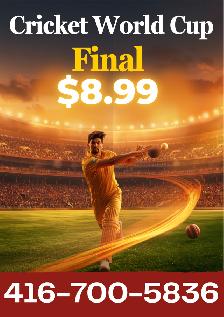 Stream The Cricket World Cup Final Anywhere – $8.99
