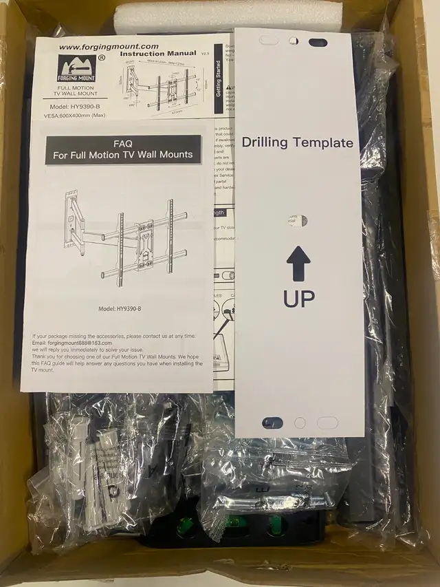 New Corner Mount Full Motion TV Wall Bracket for 32 to 75' TV - Photo 3