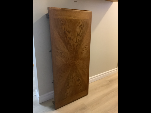 Solid Oak Table and Chairs - Photo 4