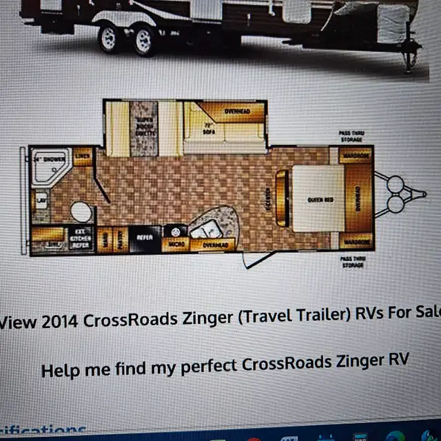 Roulotte ZINGER de Crossroad 25RB 2014 - Photo 3