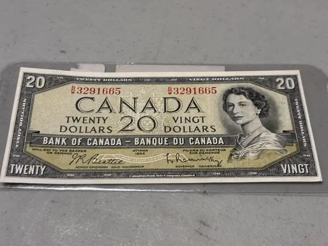1954 Bank of Canada $20.  $40 - Photo 3