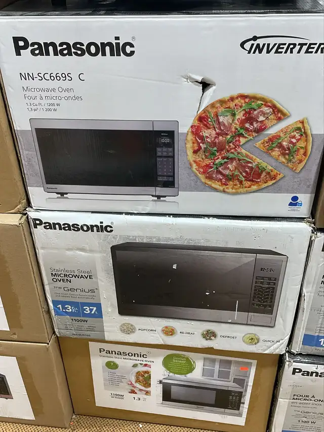 MICROWAVE OVEN PANASONIC 1.3CUFT STAINLESS STEEL