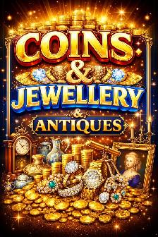 WANTED • BUYING COINS JEWELRY  ANTIQUES