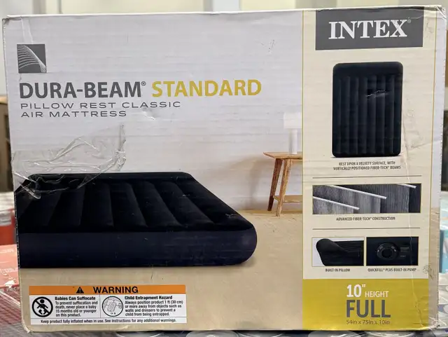 INTEX 64147ED Air Mattress 10"  Full/double - Photo 2