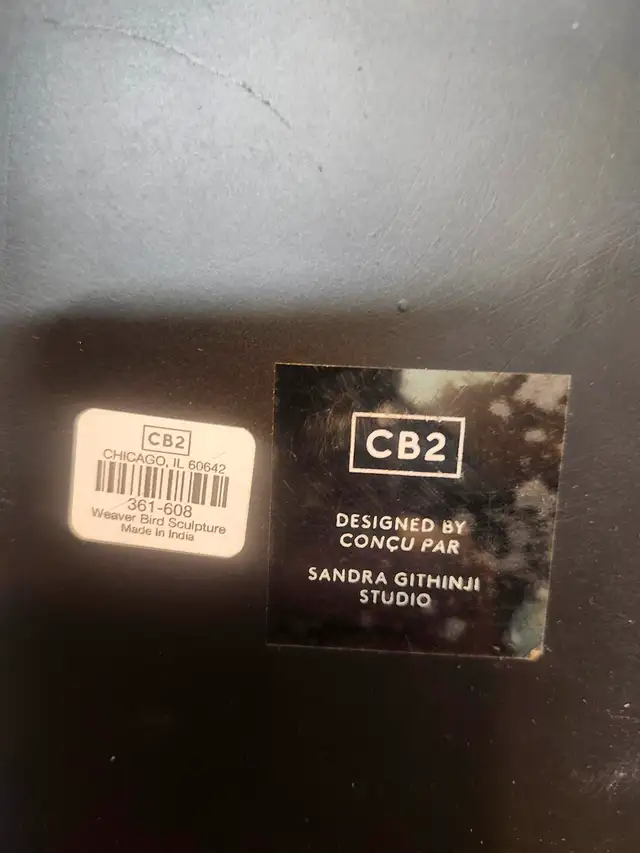 Muthoni wa Kirima Weaver Bird Black Fiber Clay Bust (Best Seller - Photo 5