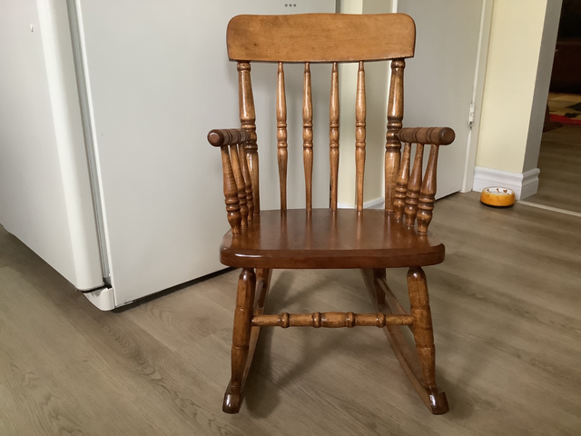 Child’s Wooden Rocking Chair
