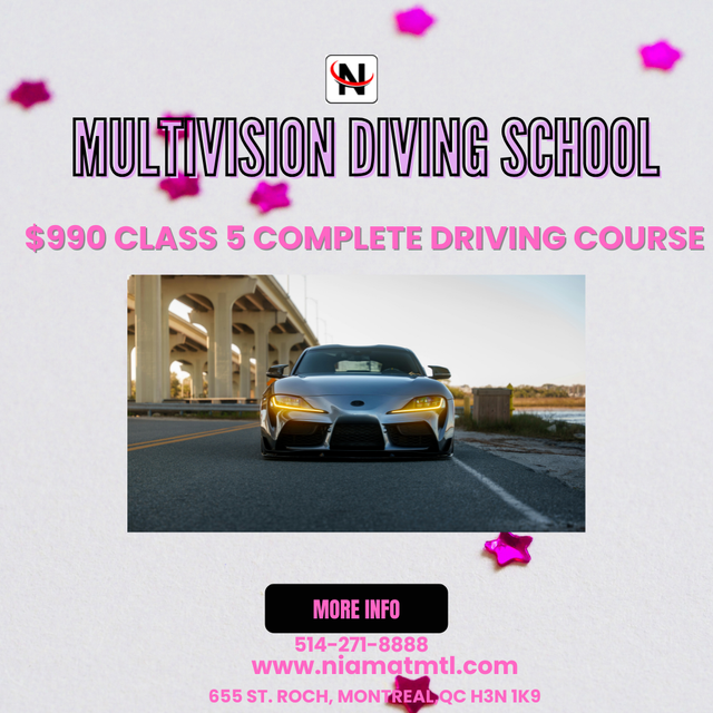 S.A.A.Q, CAR, CLASS-5, FULL DRIVING COURSE FROM APPROVED DRIVING