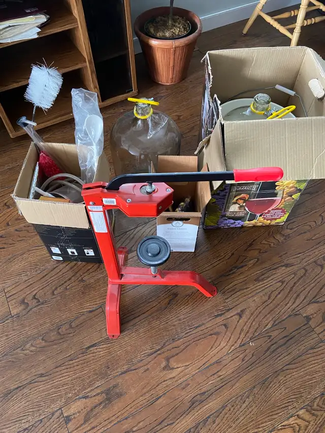 Wine making equipment