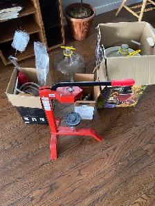 Wine making equipment