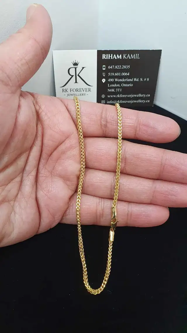 10k yellow gold chain #366_6 - Photo 5