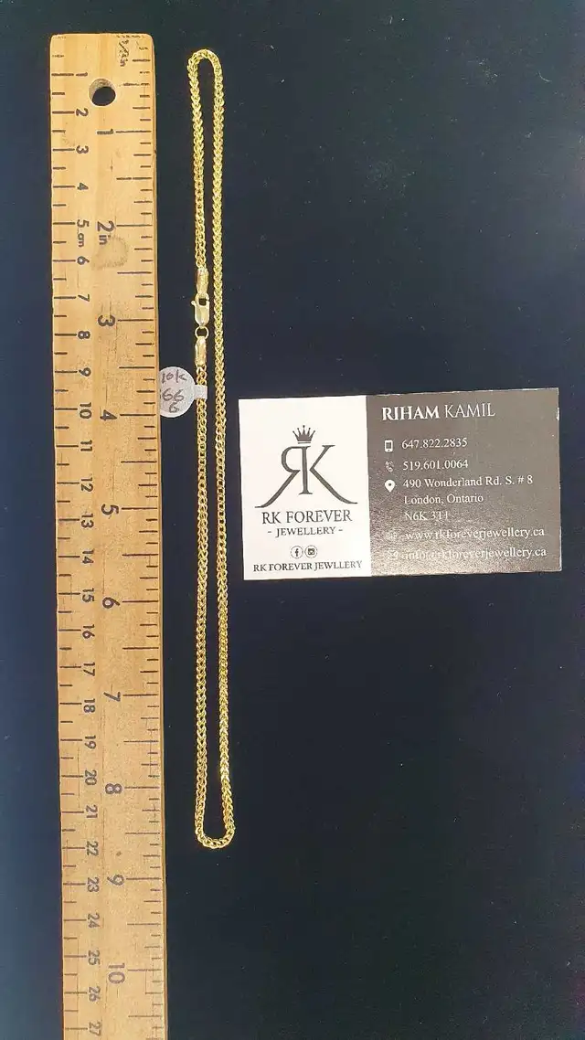 10k yellow gold chain #366_6 - Photo 7