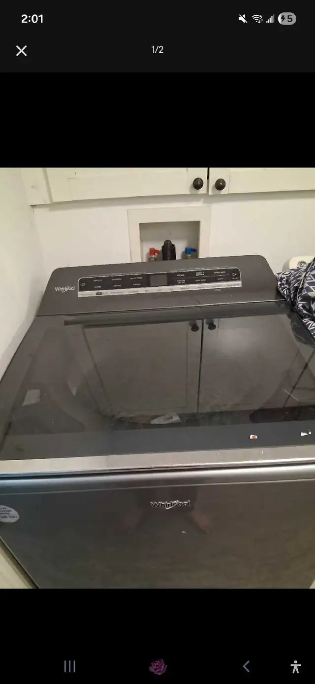 washer and dryer available