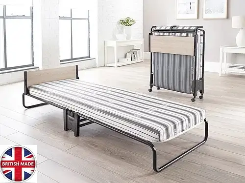 JAY-BE FOLDING BED WITH 4' AIRFLOW FIBRE MATTRESS MADE IN UK. - Photo 2