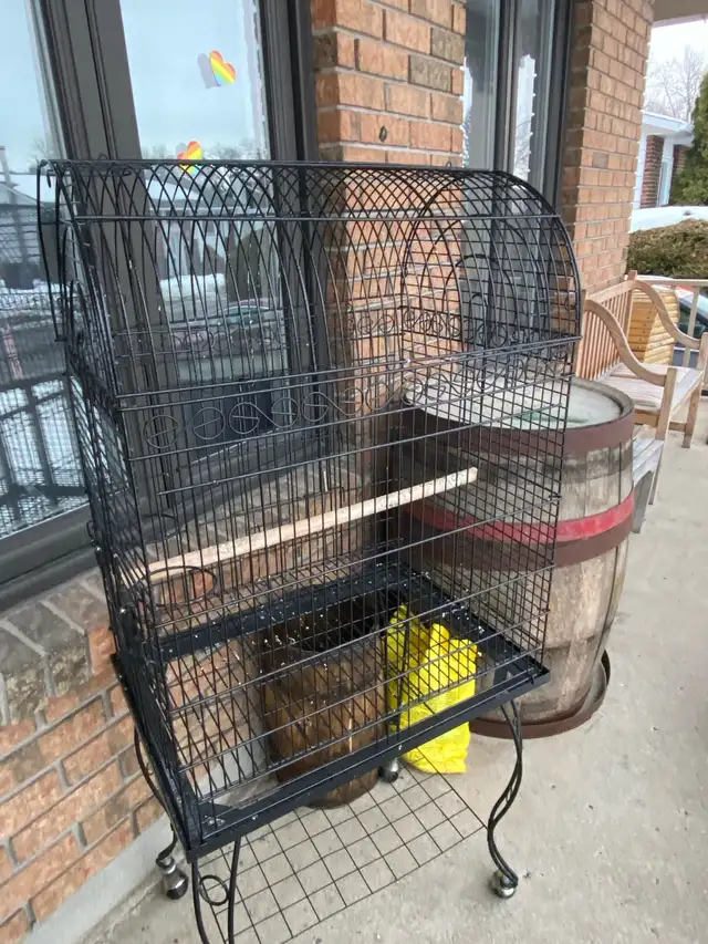 cage oiseaux avec étagère / Bird cage & Stand - Photo 3