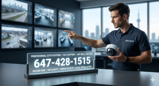 HD SECURITY CAMERAS | 24/7 Monitoring & Installation647-428-1515