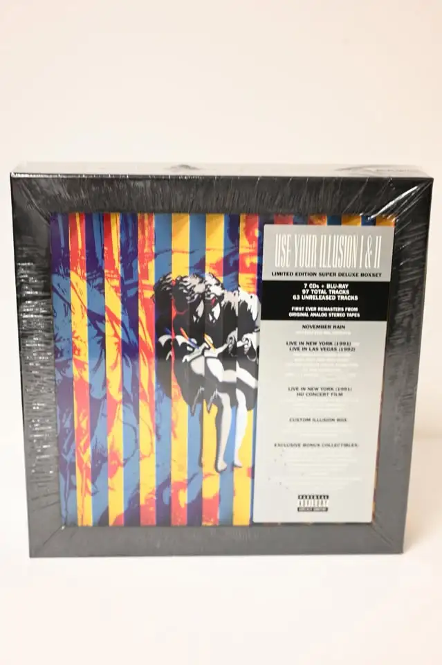 Guns N’ Roses Use Your Illusion CD and Blu-ray box sets NEW