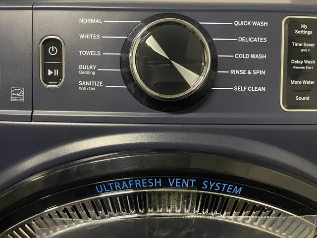 NEW GE Front Load Washer (Sapphire Blue) Stackable (5.5 Cu.Ft) - Photo 6