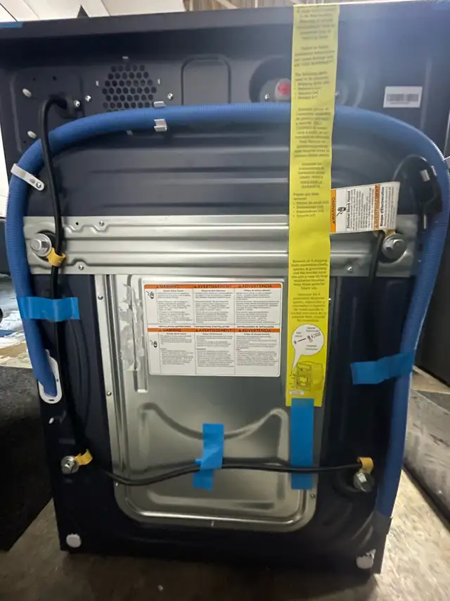 NEW GE Front Load Washer (Sapphire Blue) Stackable (5.5 Cu.Ft) - Photo 9