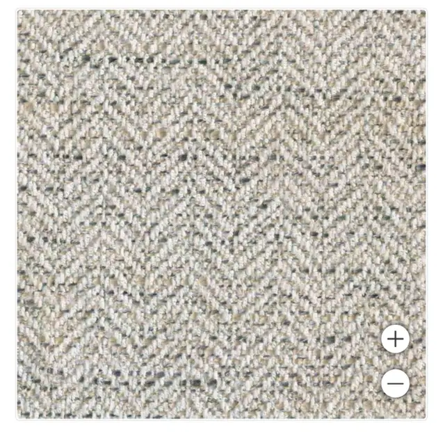Oversized chevron patterned sofa grey or white - Photo 3
