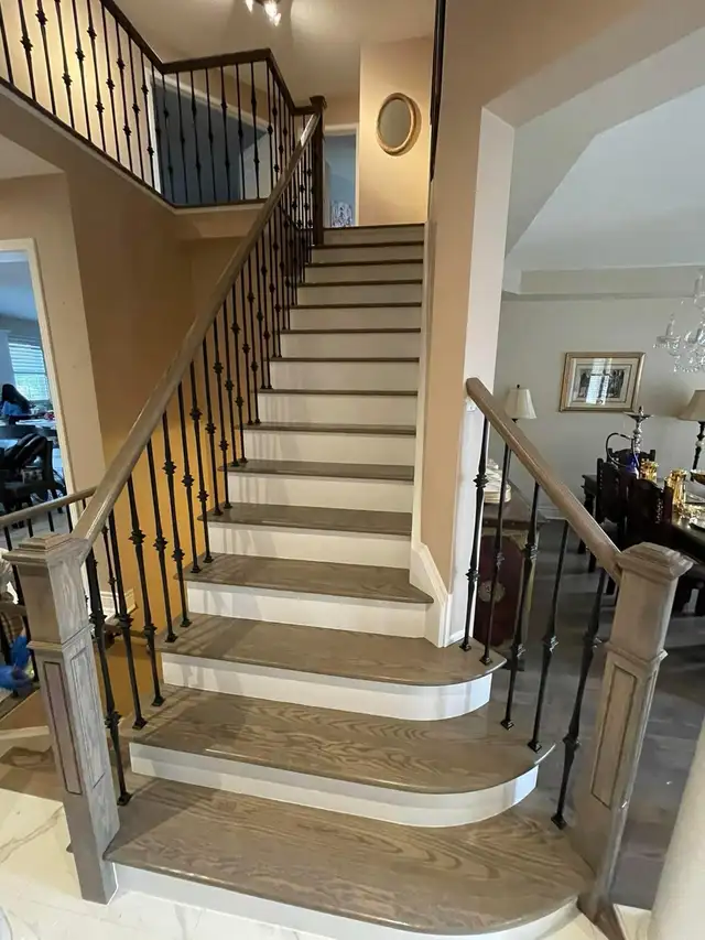 STAIRS, HARDWOOD, ,Stairs refinishing, installation, - Photo 3