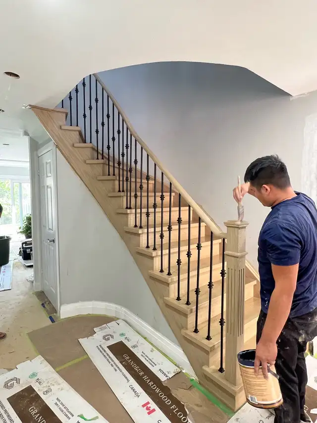 STAIRS, HARDWOOD, ,Stairs refinishing, installation, - Photo 4
