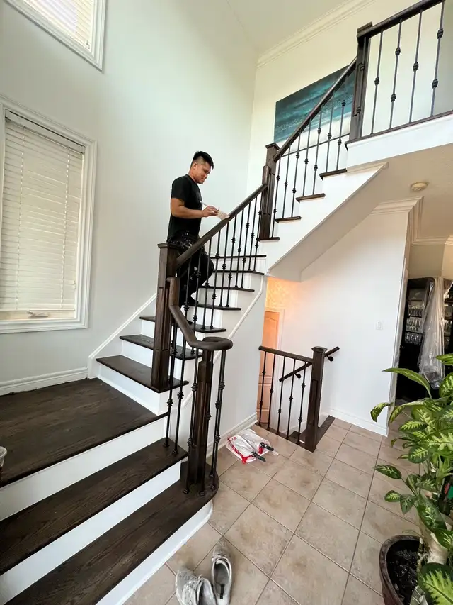 STAIRS, HARDWOOD, ,Stairs refinishing, installation, - Photo 5