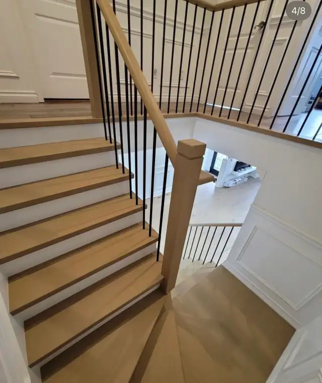 STAIRS, HARDWOOD, ,Stairs refinishing, installation, - Photo 7