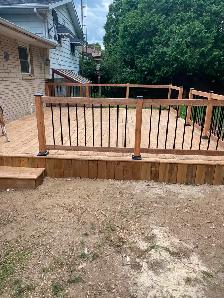 Deck and fence builder
