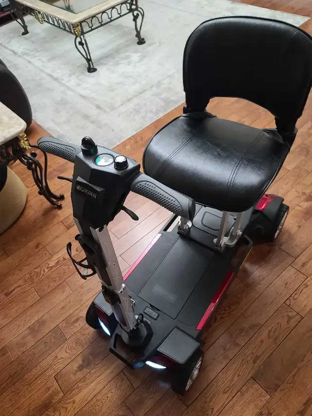 Folding travel scooter