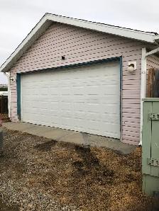 Double garage for storage/parking