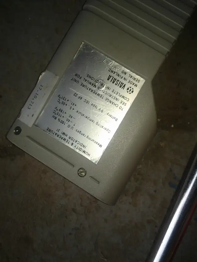 VAISALA HMI 31 HUMIDITY & TEMPERATURE INDICATOR DIGITAL SENSOR M - Photo 4