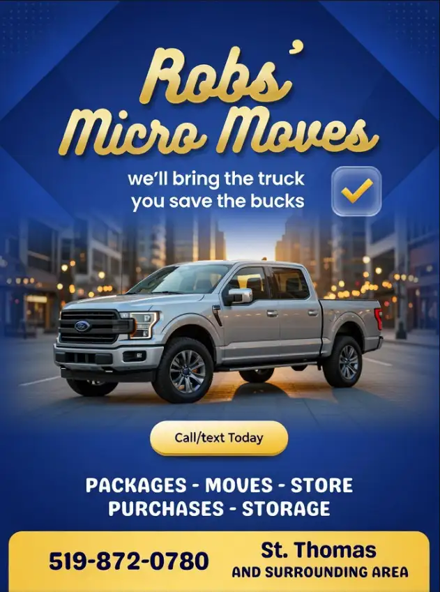 St. Thomas & Area Pickup Truck Delivery Service – Fast, Friendly