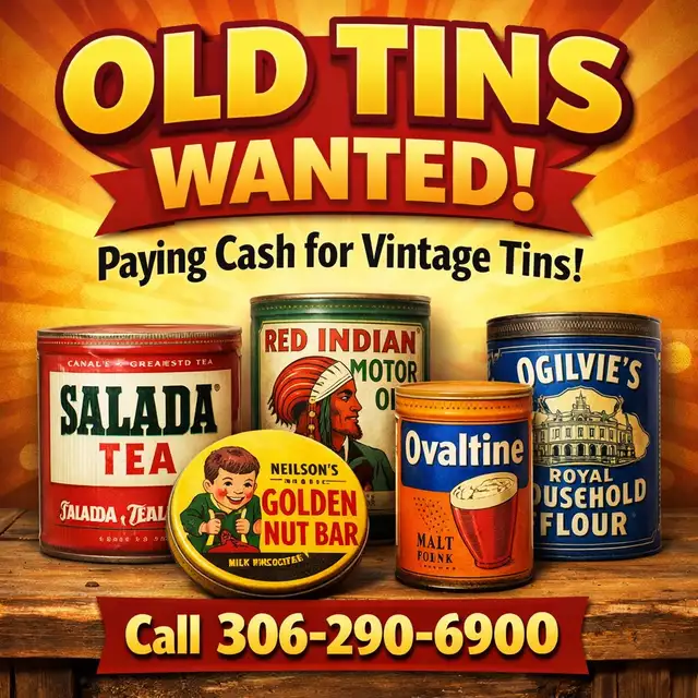 Old tins wanted