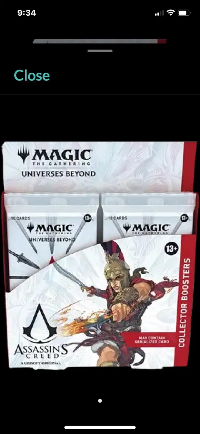 (3) Magic:  Assassin's Creed Collector Box - $450 per.