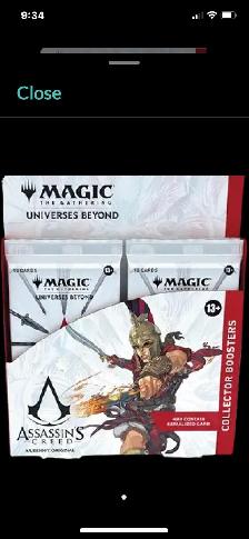 (3) Magic:  Assassin's Creed Collector Box - $450 per.