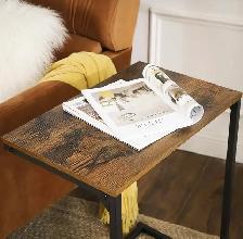 VASAGLE C-Shaped Side Table – Rustic Brown - Photo 5