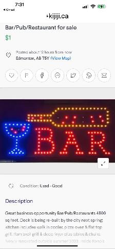 Bar/Pub/Restaurant for Sale