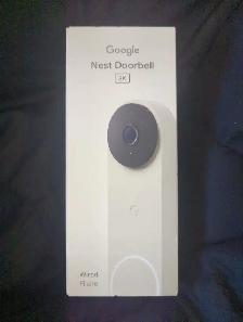 Google Nest Doorbell 2k wired (linen) 3rd gen