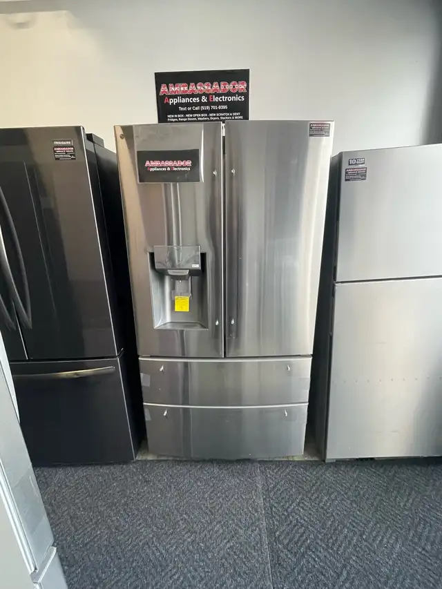 NEW 36" LG 4 Door Ice&Water Dispenser Fridge(28 Cu.Ft) Stainless