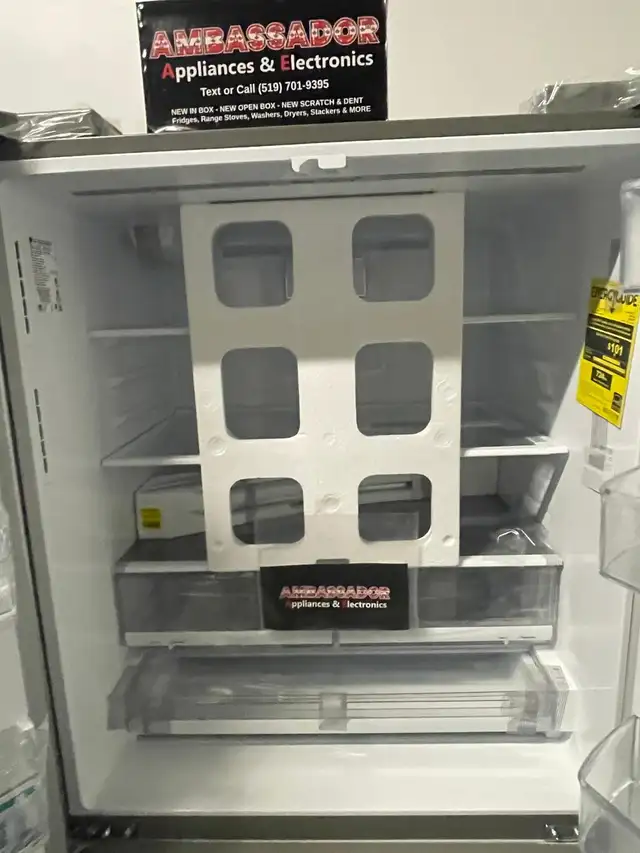 NEW 36" LG 4 Door Ice&Water Dispenser Fridge(28 Cu.Ft) Stainless - Photo 4