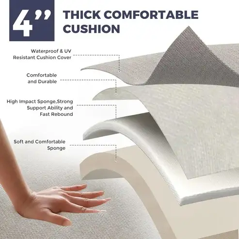 Brand New 4pcs Aluminium Patio Furniture Set $399 - Photo 6