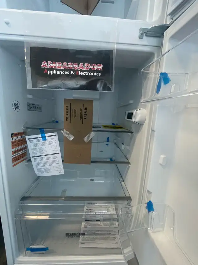 NEW 24" Whirlpool Counter Depth Top Freezer Fridge (11.6 Cu.Ft) - Photo 5