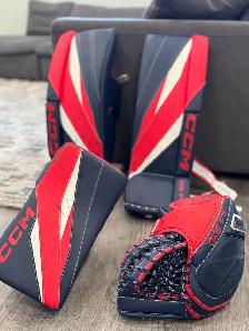 Goalie Pads 26 1 jambières excellent condition CCM - Photo 2