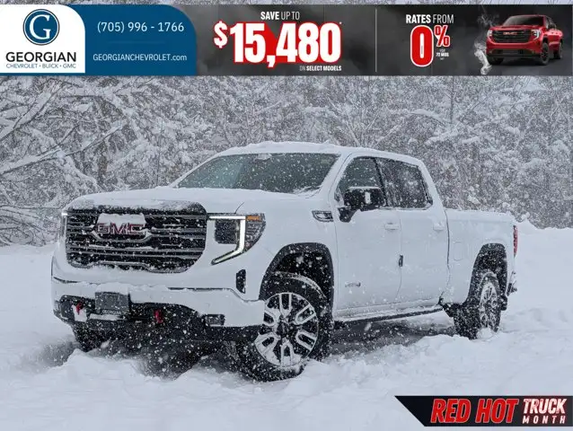 2026 GMC Sierra 1500 AT4- Power Sunroof - Technology Pkg