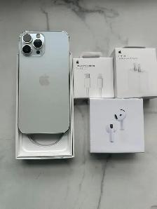iPhone 13 Pro max 128gb White Airpods/Fast Charger/Delivery